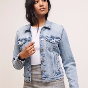 3/$15 Light Wash Denim Jacket